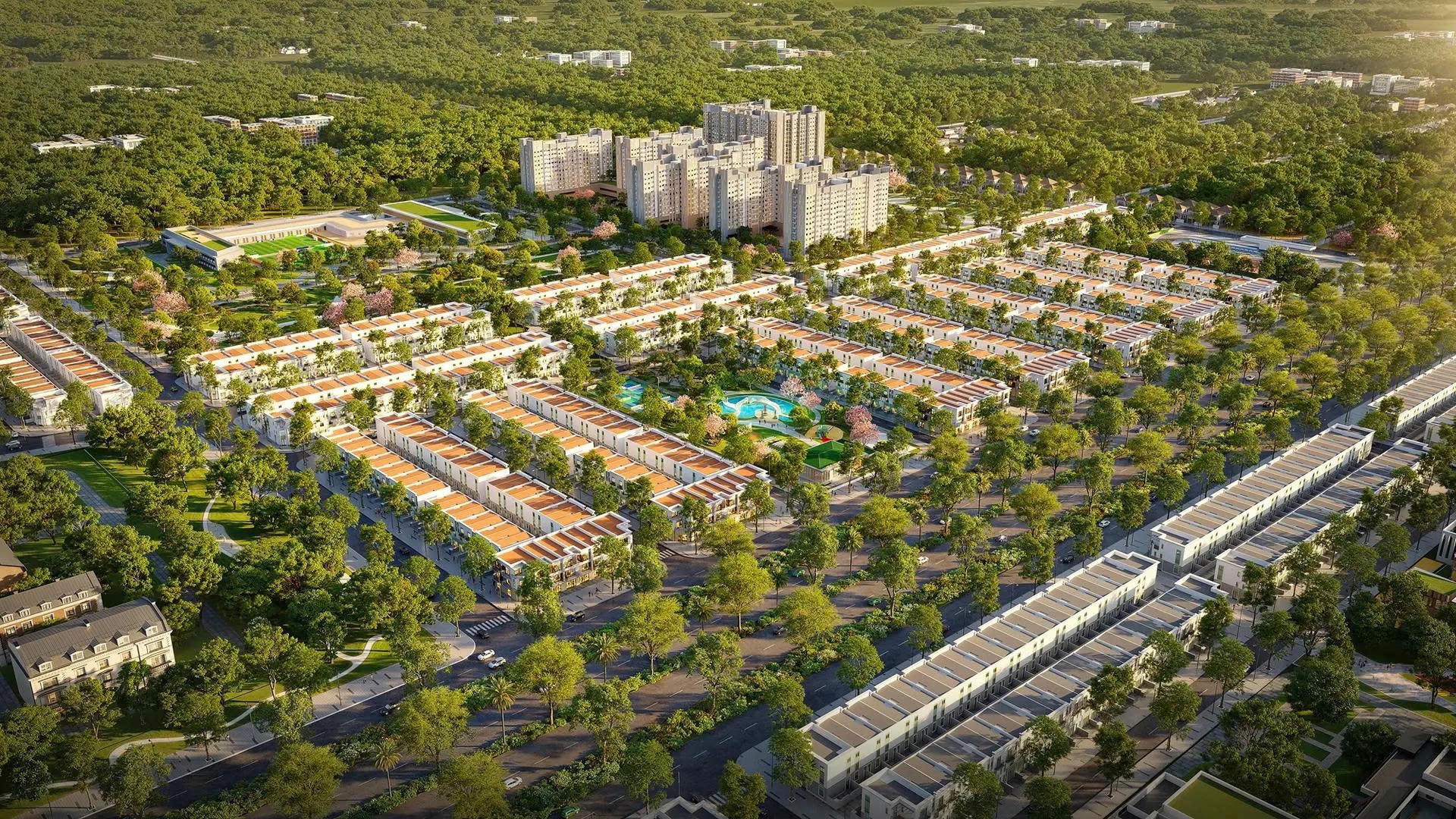 Phối cảnh tổng quan vị trí The Link City (ảnh minh họa)